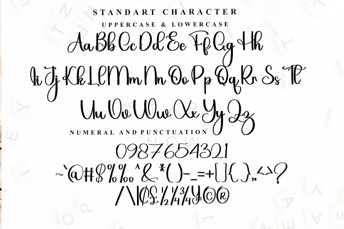 Family Birthday, a Handwritten Font by InermediaSTUDIO (Photo 4 of 7)