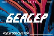 Gercep modern sansserif font, a Sans Serif Font by VectorCraft (Thumbnail 1 of 4)