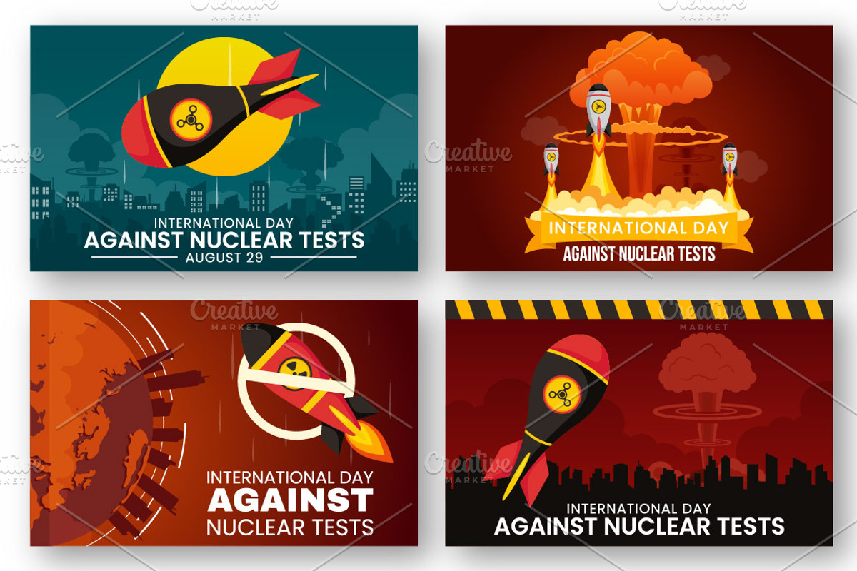 14 Day of Against Nuclear Tests, an Object Illustration by denayunebgt (Photo 4 of 5)