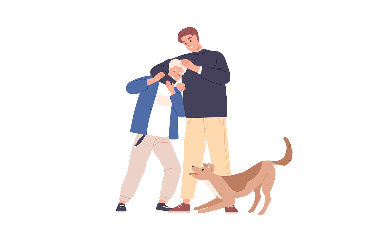 Parent - teenager relationships set, a Person Illustration by Good Studio (Photo 8 of 9)