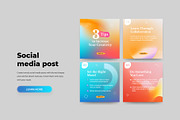 GRAINY Gradient Collection & Shapes, a Texture Graphic by VitalexStudio (Thumbnail 7 of 11)