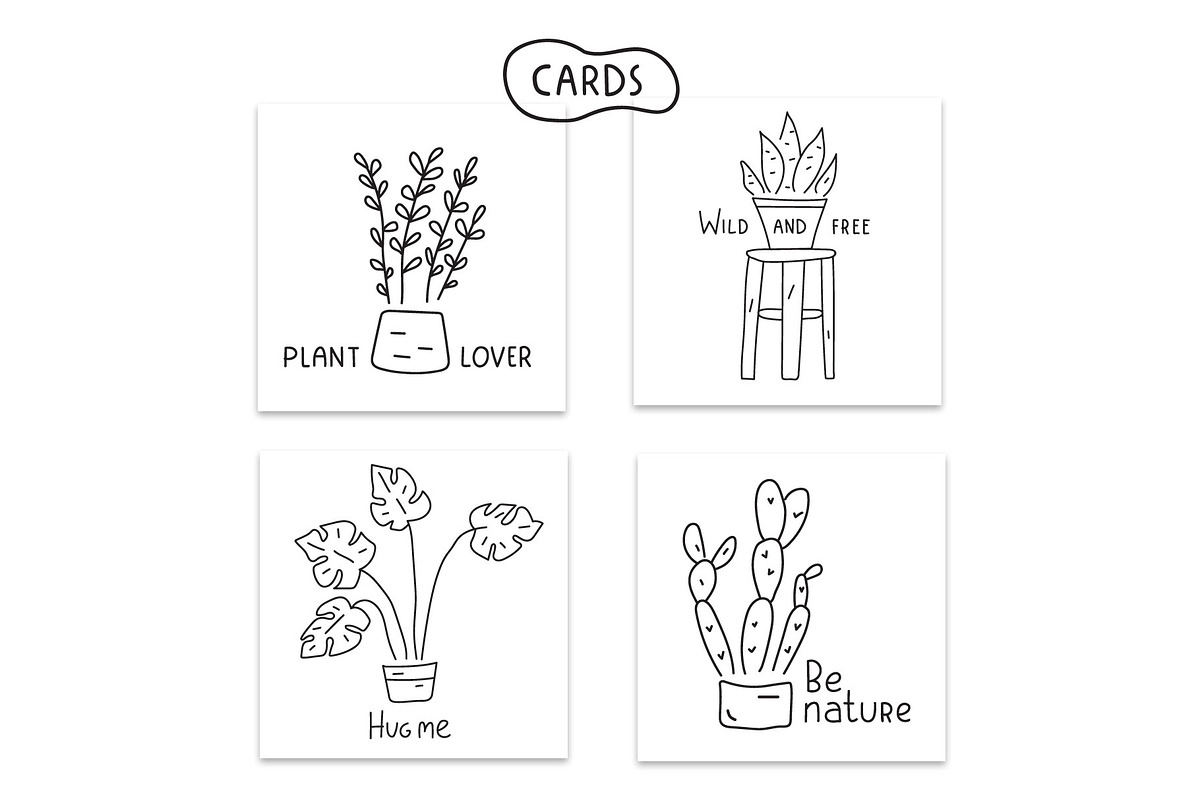 House plants, a Decorative Illustration by cutelevindesign (Photo 6 of 8)