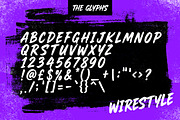 Wirestyle - Bold Brush Font, a Handwritten Font by Layerform Design Co. (Thumbnail 5 of 5)