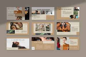 Olive Creative GoogleSlides Template