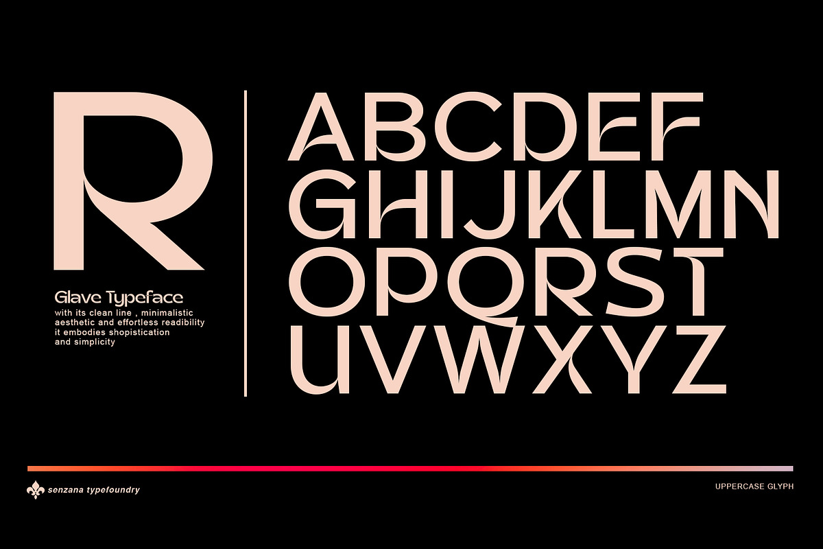Glave, a Sans Serif Font by senzana (Photo 4 of 10)