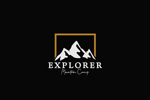 Mountain Peak Explorer Logo, a Branding & Logo Template by AlvinStd