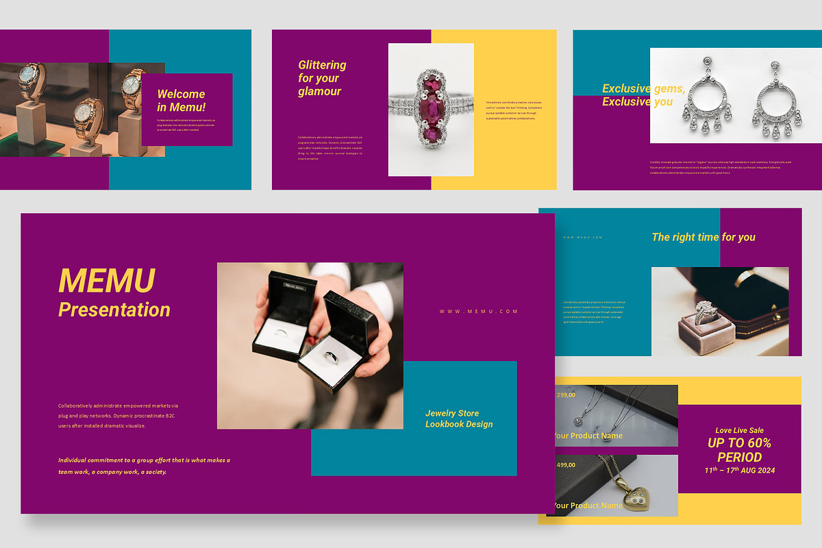 Memu : Jewelry Catalog Keynote