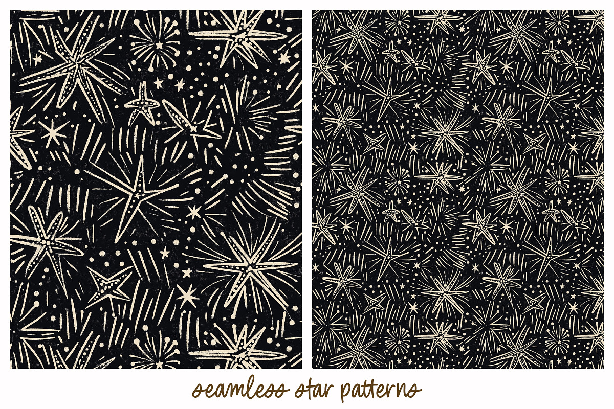 8 Seamless Star Patterns, a Pattern Graphic by DesignRocket (Photo 9 of 9)