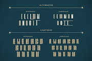 Hustlers - Art Deco Font, a Sans Serif Font by Krismagraph (Thumbnail 7 of 12)