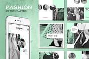Fashion instagram Pack, a Social Media Template by Alejik (Thumbnail 1 of 4)