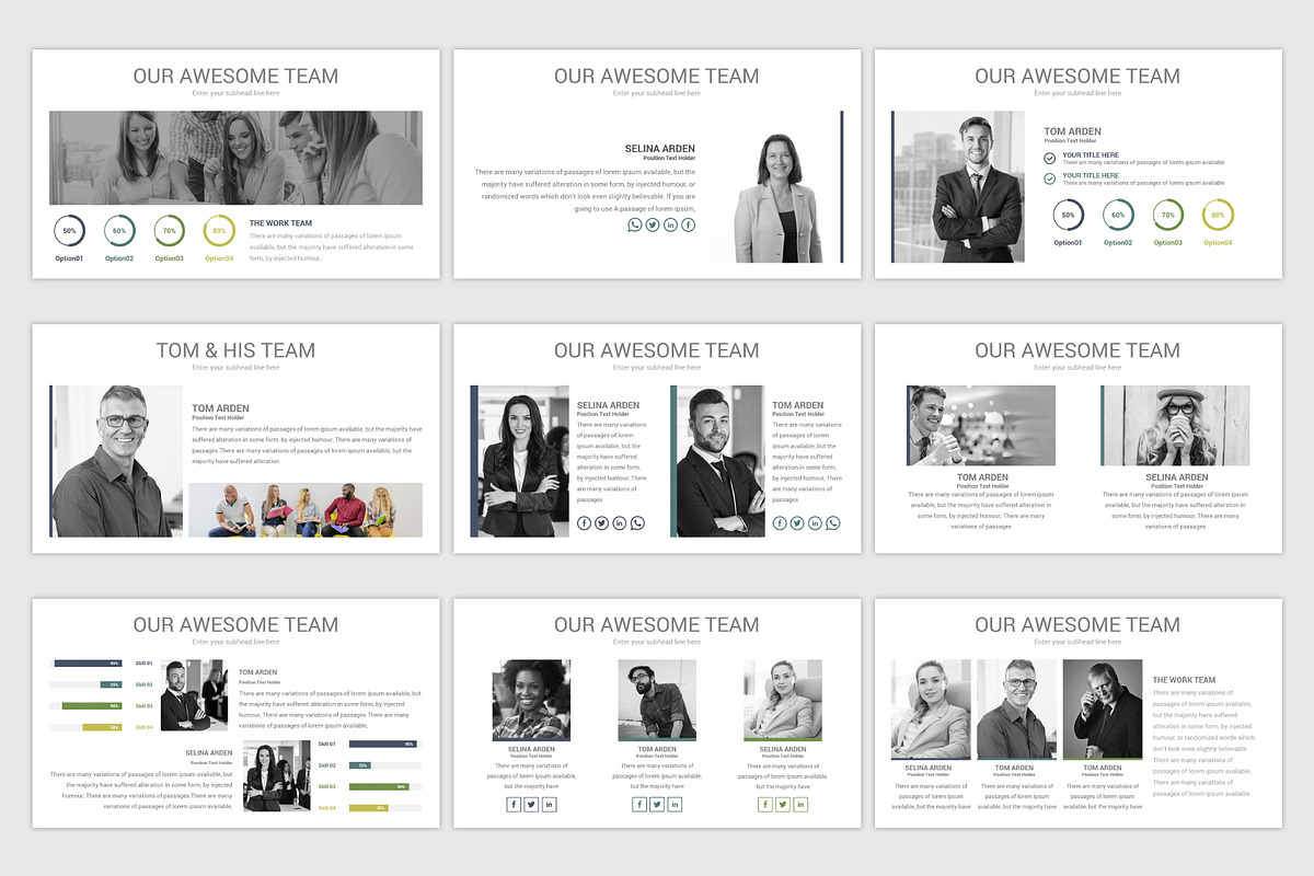 Power Edge PowerPoint Template, a Presentation Template by SlideOne (Photo 28 of 42)