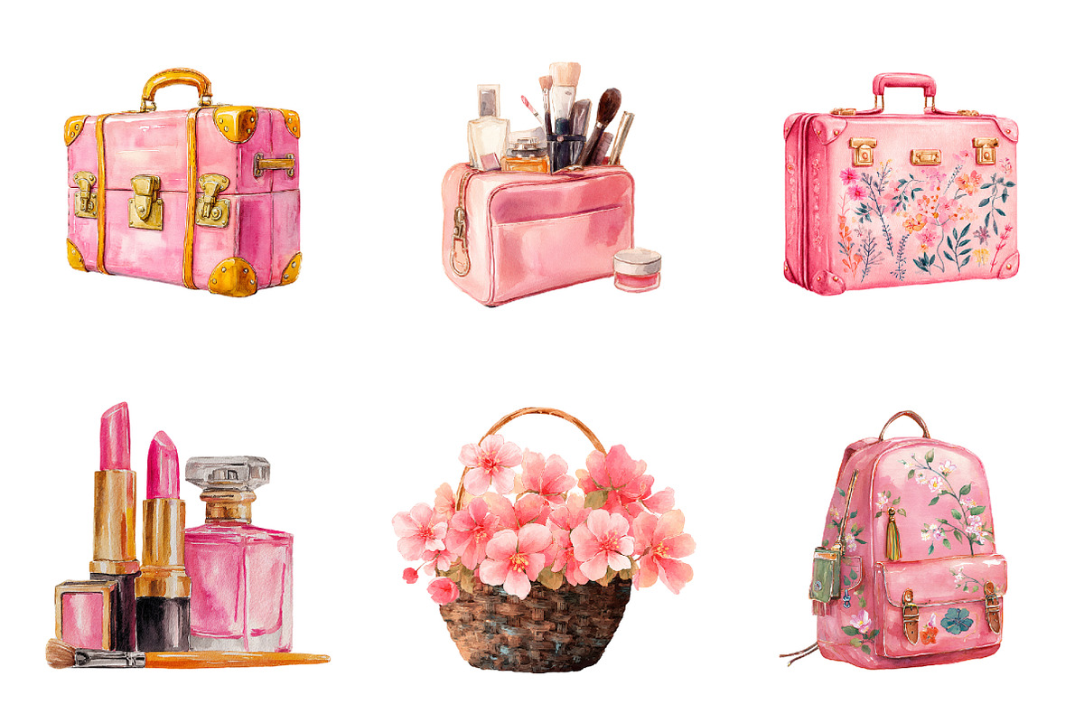 Watercolor Holiday Clipart Bundle, an Illustration by Design Market (Photo 2 of 3)