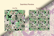 botanical butterfly, a Pattern Graphic by rumacorakstudio (Thumbnail 4 of 6)