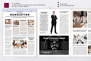 Newsletter Template/InDesign, a Brochure Template by DesignByStore (Thumbnail 1 of 2)