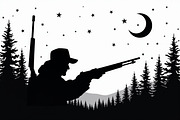 Camouflage Hunter Silhouette Vector, an Illustration by Amazin_art (Thumbnail 3 of 10)