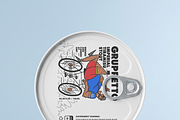 Tin Can Mockup Bundle, a Packaging Mockup by mockeyai (Thumbnail 5 of 9)