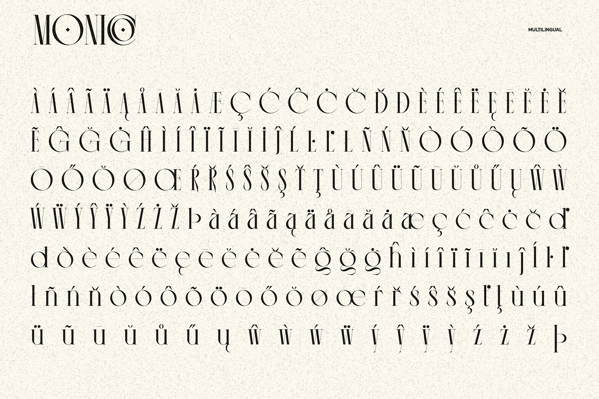 Monico Display Font, a Serif Font by Eotype Studio (Photo 11 of 11)