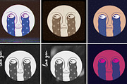 Cry Moon, a Decorative Illustration by Natalia Flurno (Thumbnail 4 of 7)