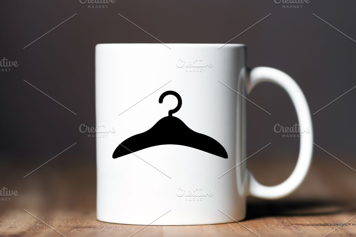 Hanger for Clothes Silhouette SVG, an Object Illustration by newminddesign (Photo 10 of 10)