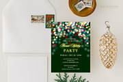 Annual Holiday Party Invitation, an Invitation Template by Encre Studio (Thumbnail 1 of 4)