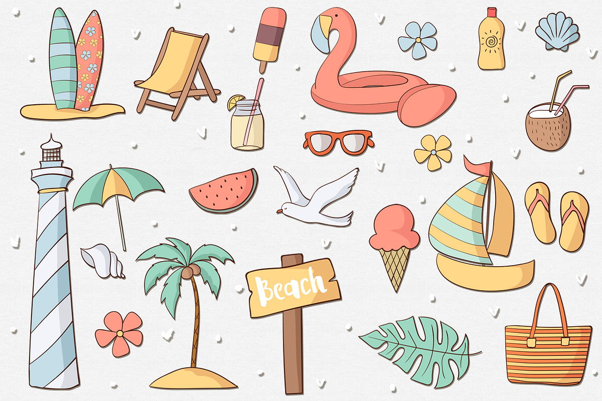 On The Beach, an Illustration by clipick (Photo 2 of 5)