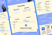 Johnmar – Student Portfolio Landing, a Landing Page Template by trabaskriya (Thumbnail 3 of 5)