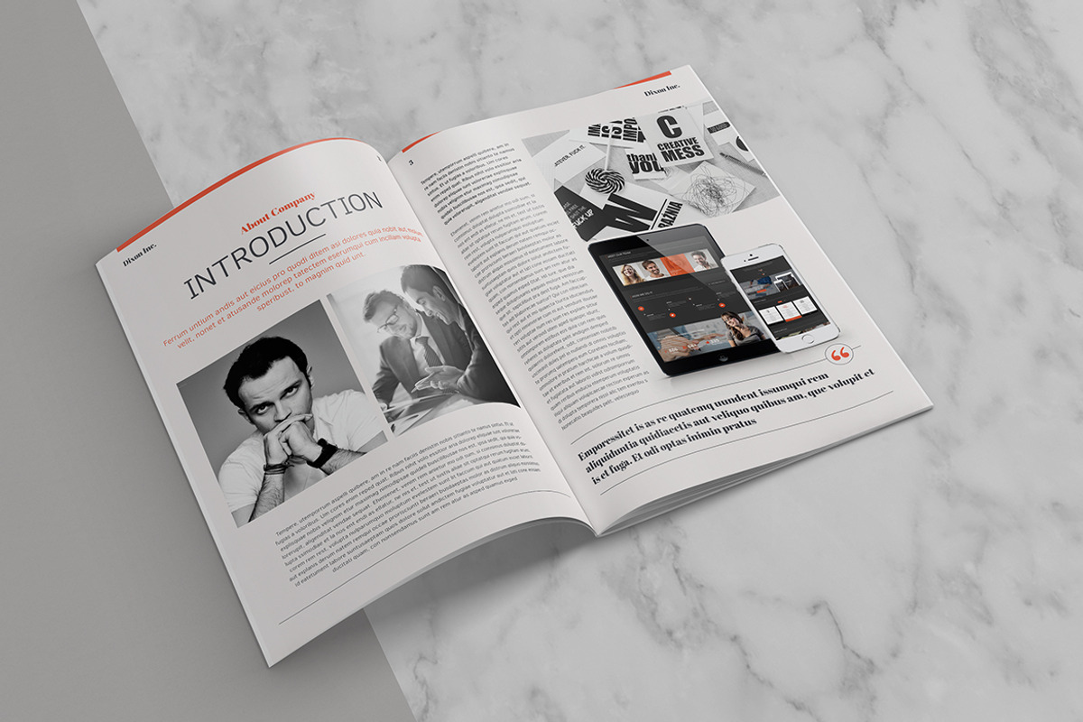 Annual Report, a Brochure Template by Kovalski (Photo 3 of 10)
