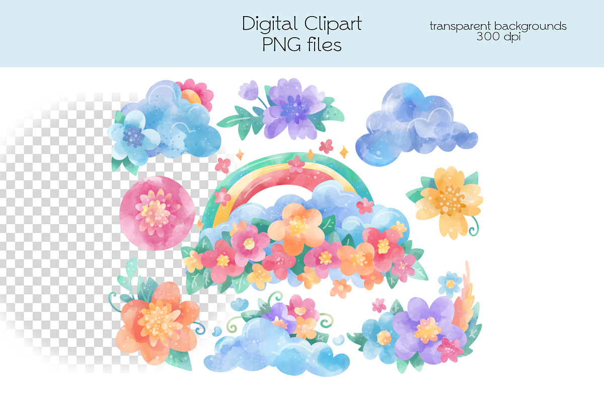 Cartoon Weather Clipart, an Illustration by OllyKo Art (Photo 4 of 8)