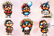 Spring Cute Baby Birds Sublimation C, an Illustration by SVGArt (Thumbnail 5 of 9)