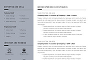Resume Template / CV, a Resume Template by Peunayah (Thumbnail 6 of 8)