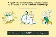 Fincer Fintech Illustrations, a Finance Illustration by Welovegraphics (Thumbnail 2 of 7)