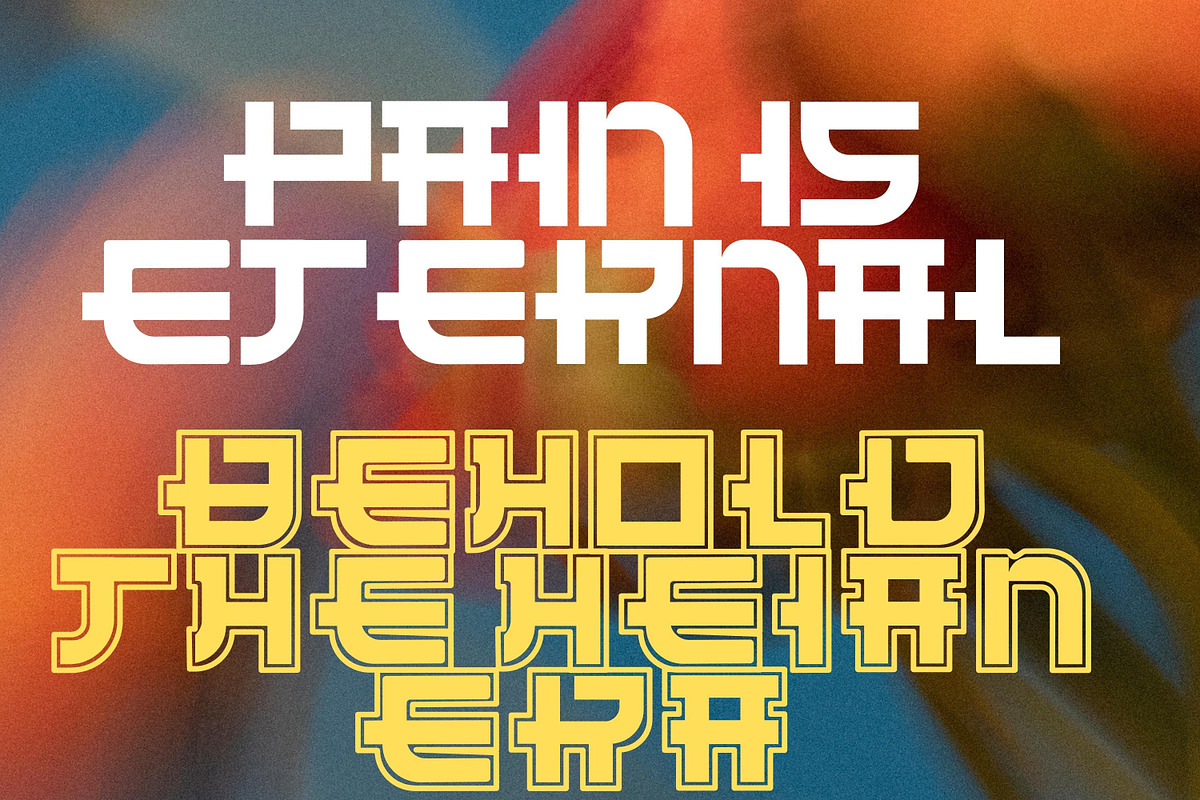 Midnight Ninja Samurai Font, a Sans Serif Font by PaperMoon (Photo 5 of 6)