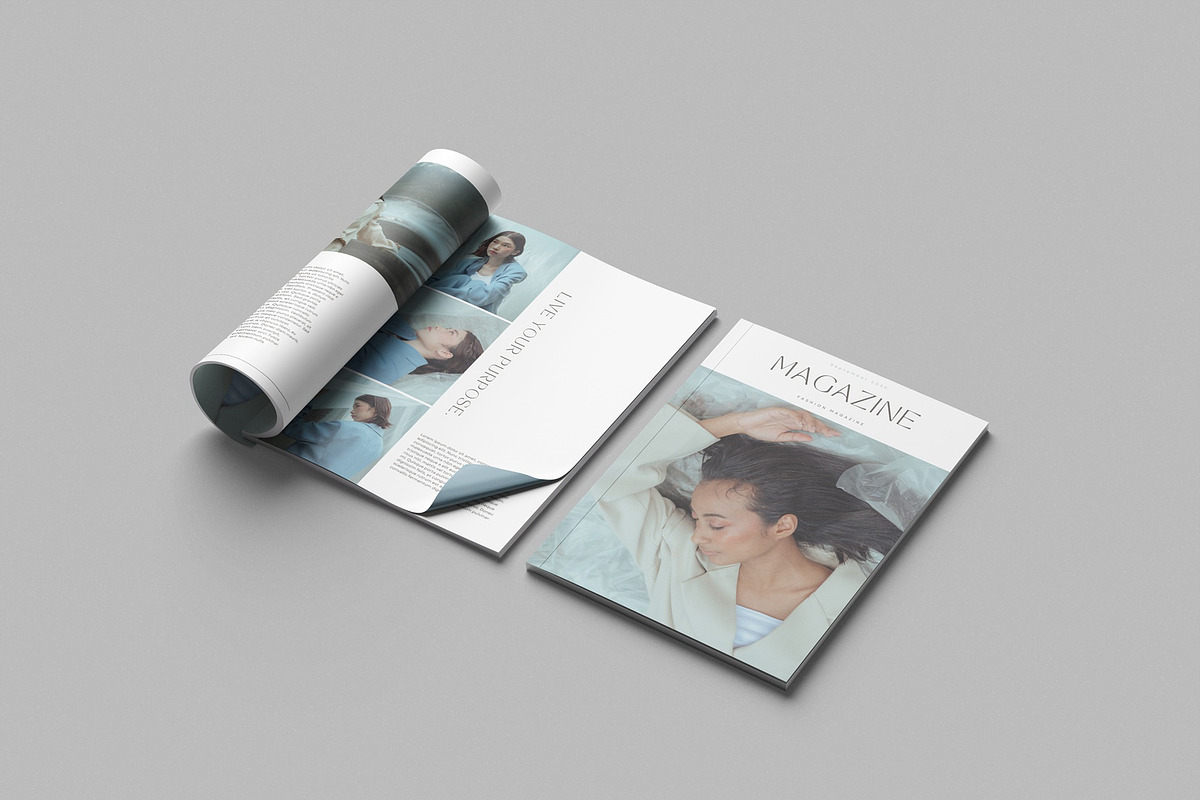 Magazine Mockup, a Books & Magazine Mockup by UFR_GRAPHIC (Photo 1 of 4)