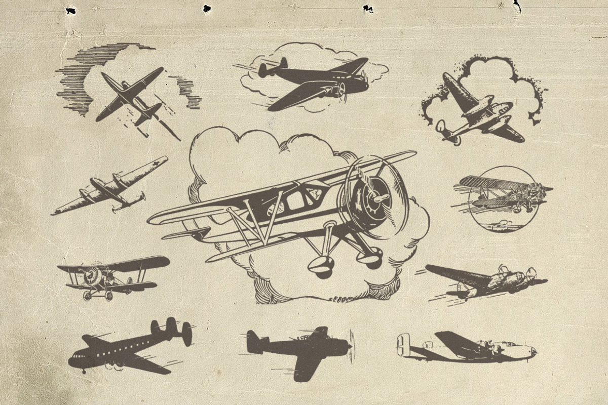 Retro Planes, an Object Graphic by Retro Machine (Photo 2 of 4)