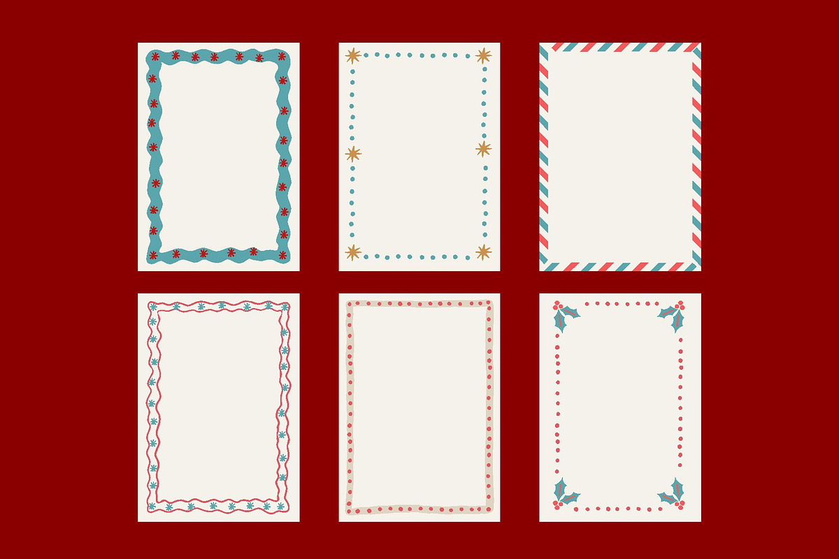 Merry Christmas Clipart, a Decorative Illustration by Barkova Nadya (Photo 8 of 9)