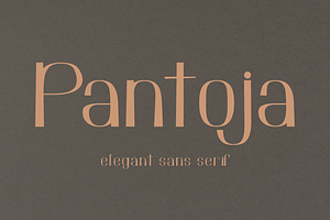 Pantoja sans serif