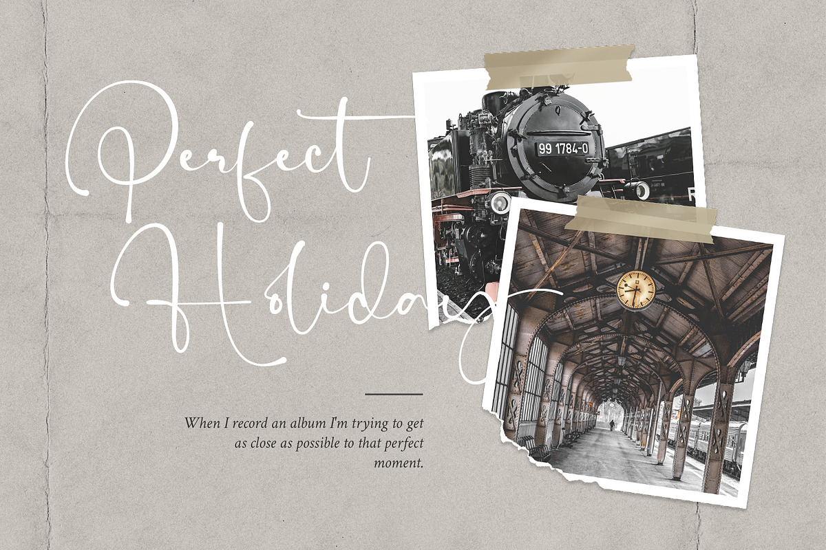 Billie Sight, a Script Font by din-studio.com (Photo 2 of 9)