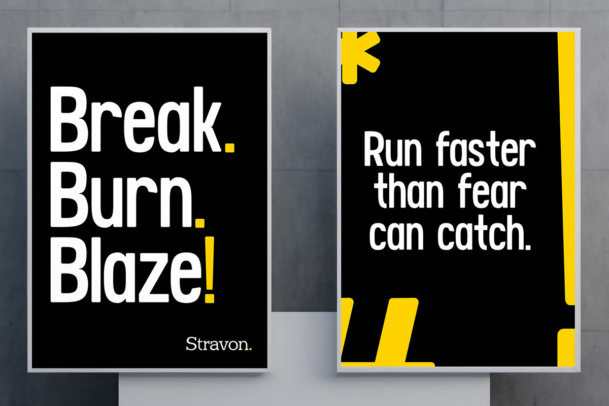 Kravo – Bold Condensed Sans for Head, a Sans Serif Font by roomspace creative lab (Photo 11 of 12)