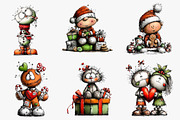 Christmas Voodoo Doll, an Illustration by CreationArt (Thumbnail 4 of 4)