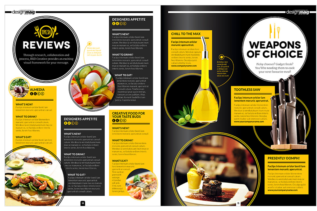 Magazine Template InDesign 06, a Magazine Template by Love Graphic Design (Photo 17 of 29)