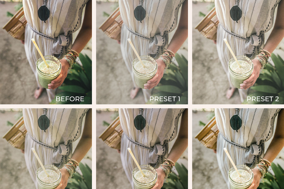 5 MATCHA LIGHTROOM PRESETS, an Action Add-On by Emma Kate Creative (Photo 10 of 10)