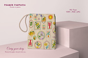 Framed Fantasia Prints & Patterns, a Pattern Graphic by GND ART STUDIO (Thumbnail 5 of 8)