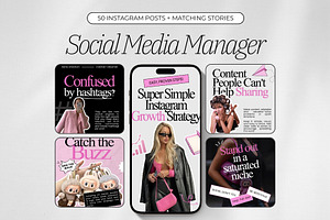 Social Media Manager Insta Template, a Social Media Template by ZenSocialDesigns