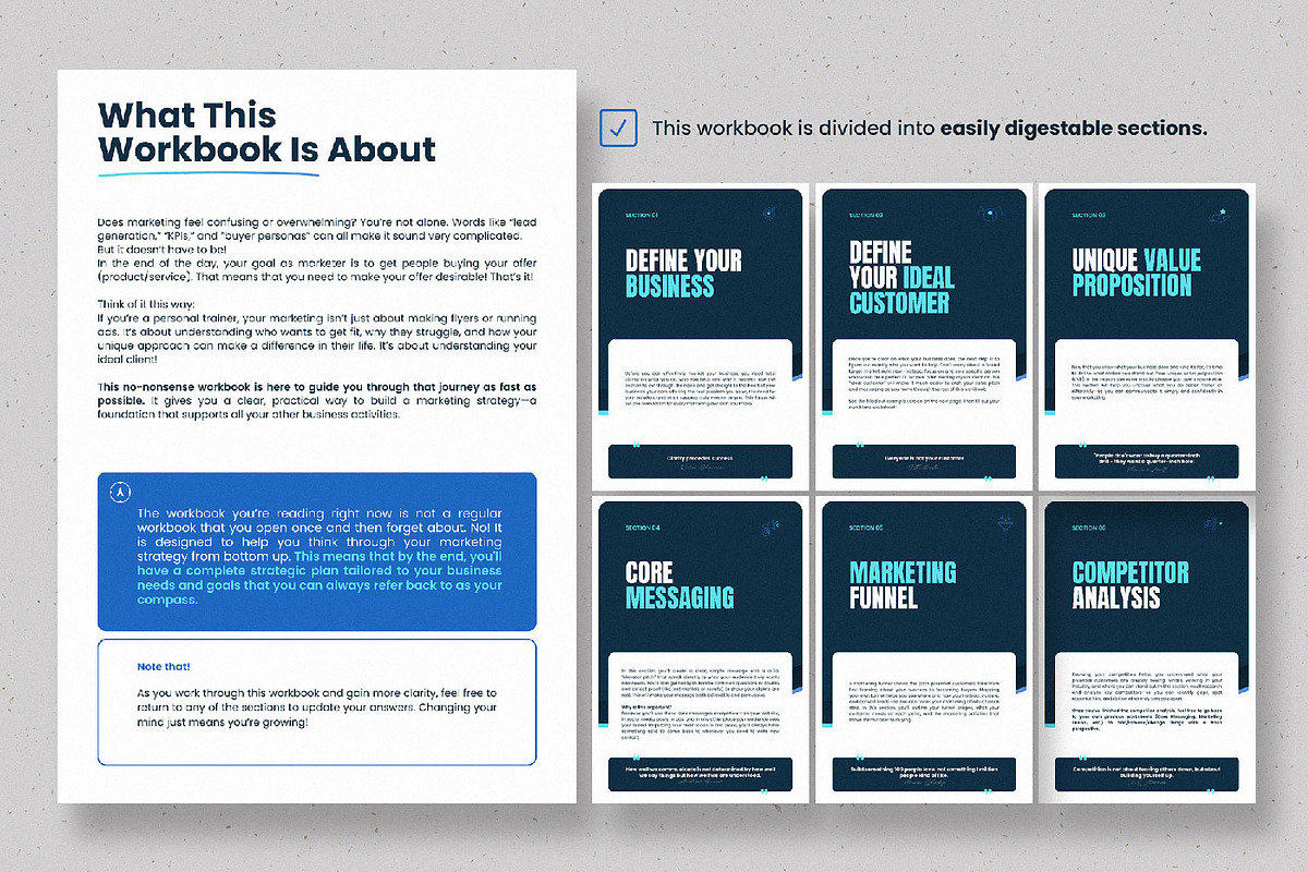 Marketing Strategy Workbbook preview 3