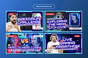 YouTube Gaming Livestream Thumbnail, a Social Media Template by twinstd (Thumbnail 2 of 2)