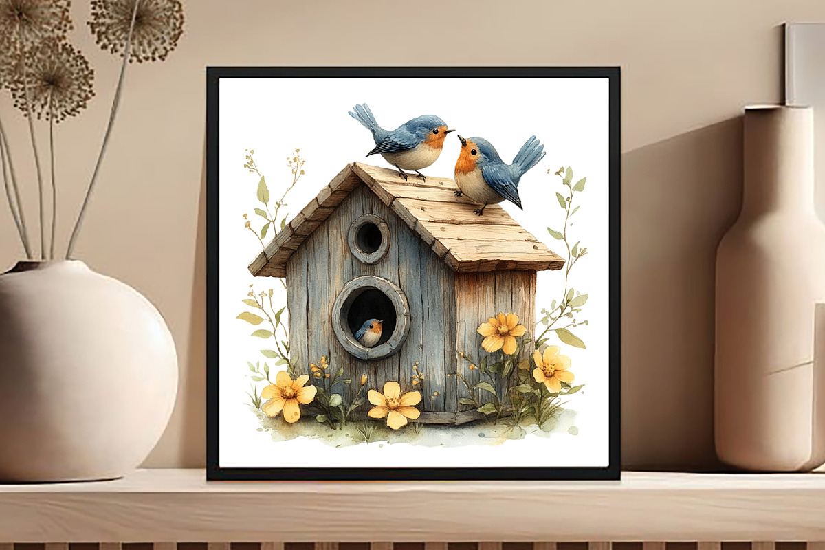 Watercolor Spring Clipart Bundle, an Illustration by DreamCafeArt (Photo 5 of 5)