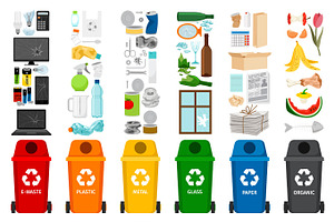 Garbage Containers And Types Of Trash