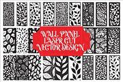 Wall panel laser cut design vector, an Illustration by Amazin_art (Thumbnail 1 of 10)