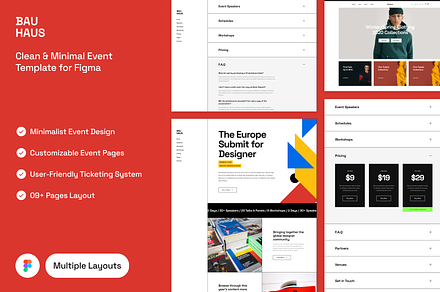 Bauhaus - Clean & Minimal Template