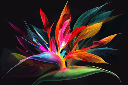 Colorful abstract representation of, a Photo by Tanuart